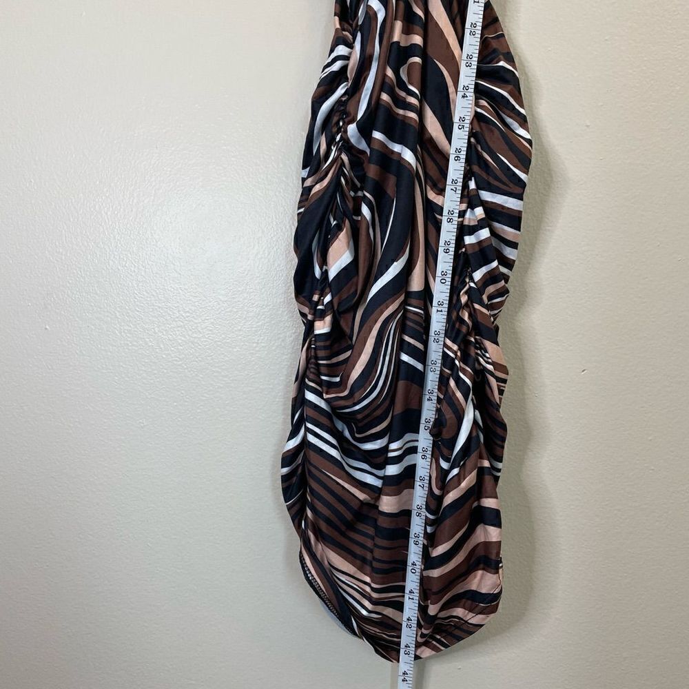 9.NEW! Shein| Striped| Rouched| Mini| Stretch - Picture 8 of 12
